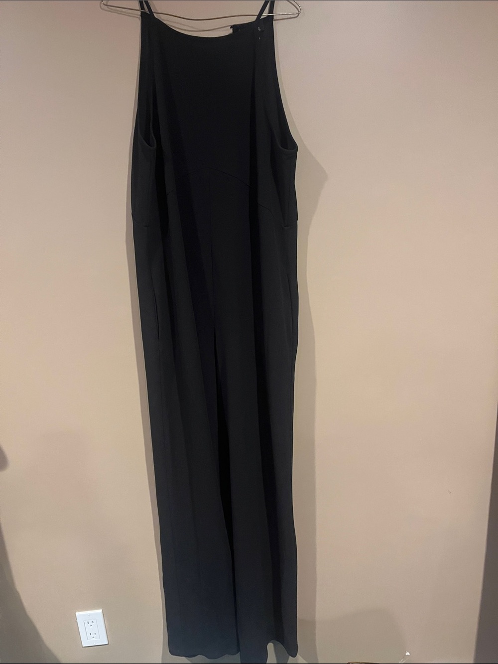 Suzanne Betro Black Wide-Leg Jumpsuit